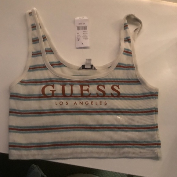 GUESS WOMENS CROP TOP - Picture 1 of 3